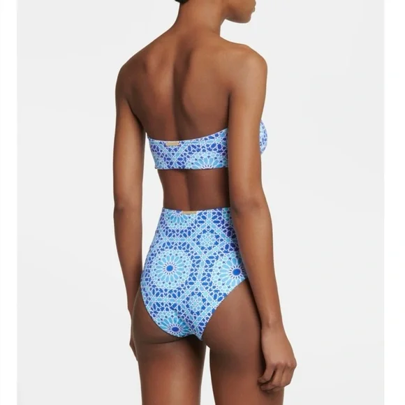 Alexandra Miro high-rise bikini Dorit Blue Print New - Picture 4 of 14